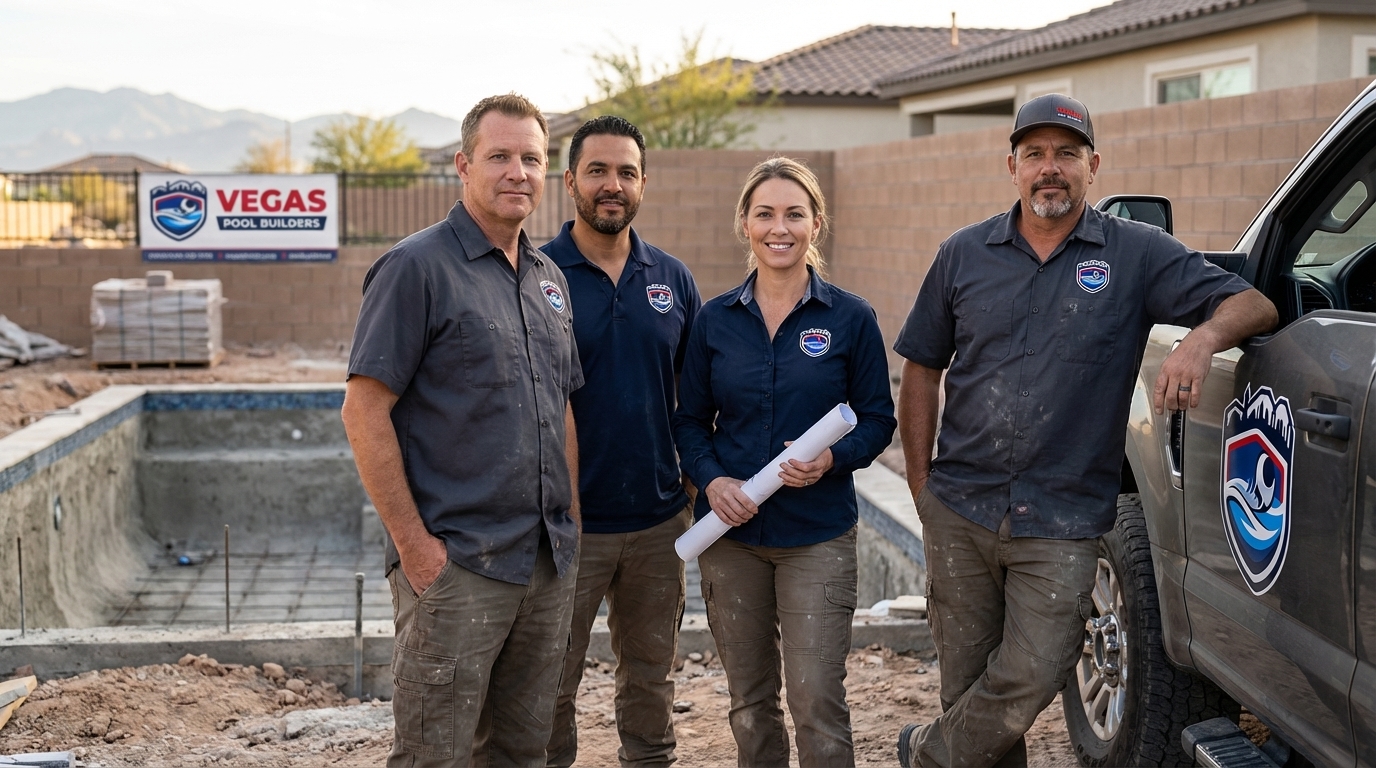 vegas pool build team